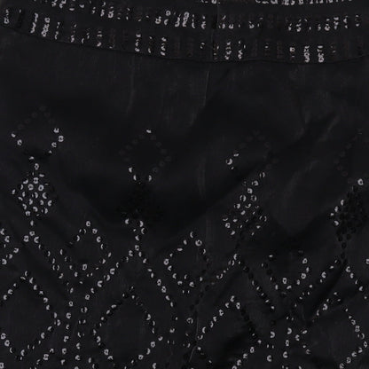 Monsoon Womens Beige Viscose A-Line Skirt Size 14 Zip