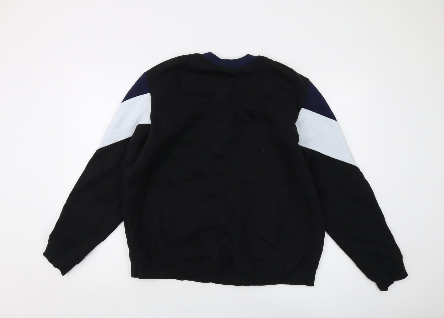 Mens UK Size XL Boohoo Black Pullover Sweatshirt