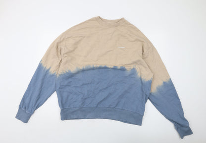 Mens UK Size S COLLUSION Beige Pullover Sweatshirt