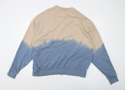 Mens UK Size S COLLUSION Beige Pullover Sweatshirt