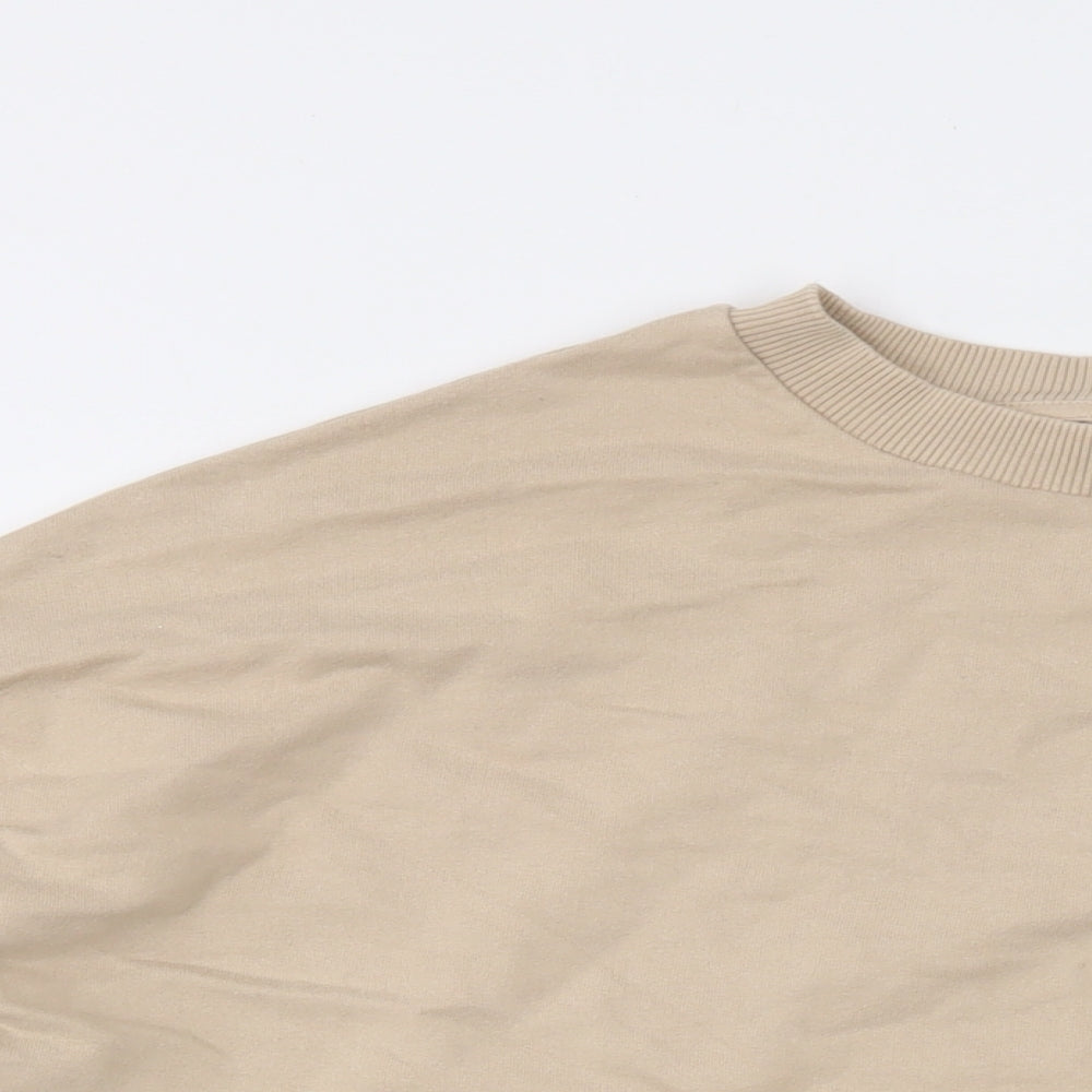 Mens UK Size S COLLUSION Beige Pullover Sweatshirt