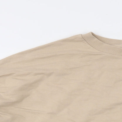 Mens UK Size S COLLUSION Beige Pullover Sweatshirt