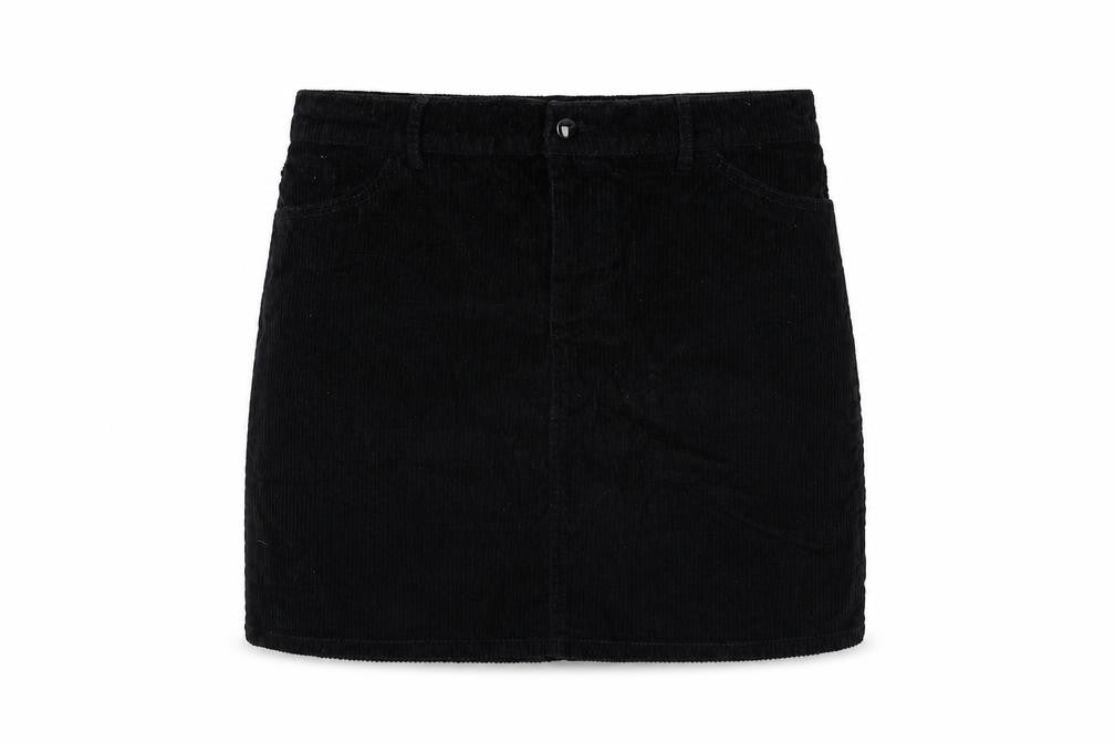 Womens UK Size L Pieces Mini Corduroy Skirt