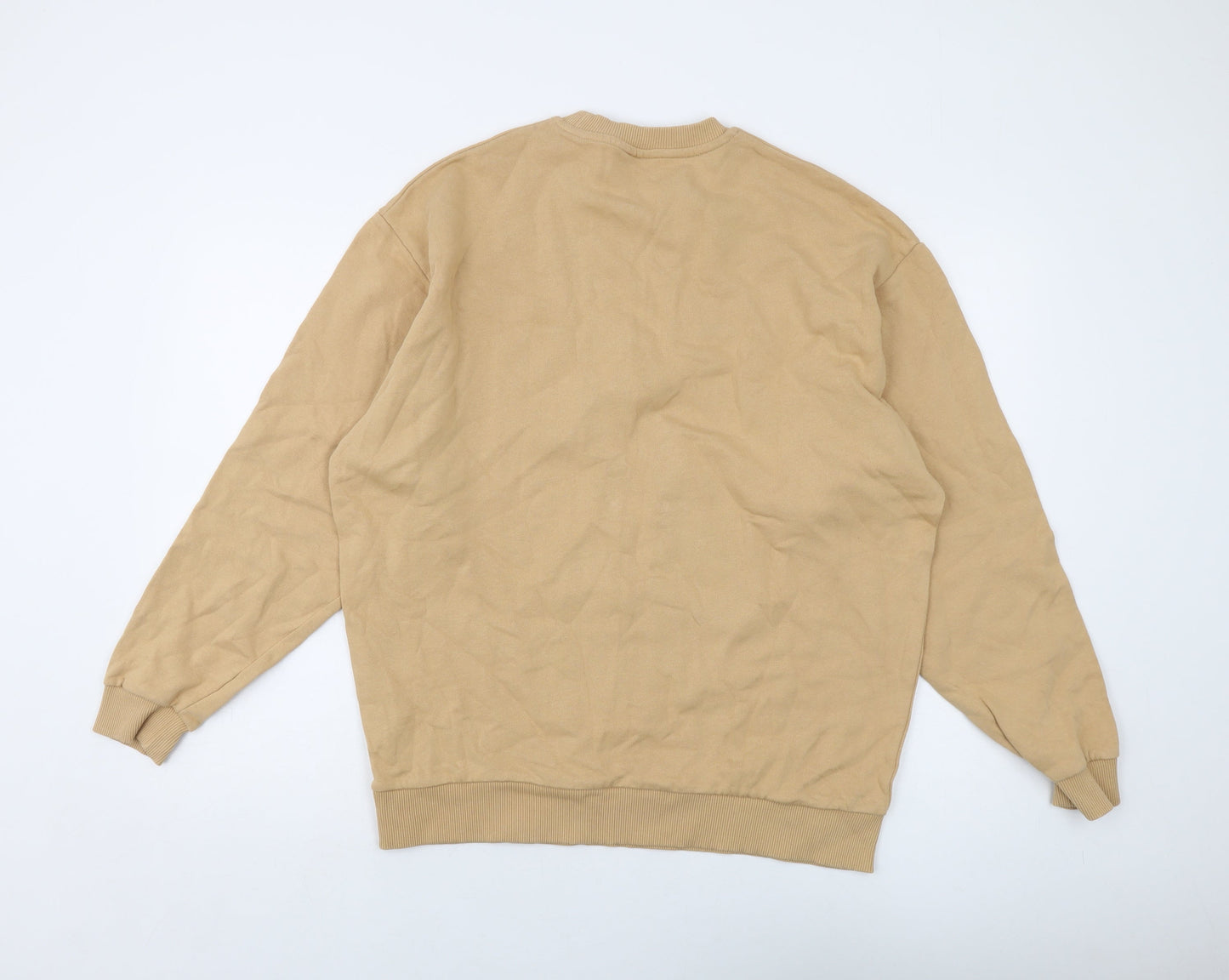 Mens UK Size M ASOS Beige Pullover Sweatshirt