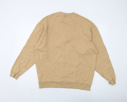 Mens UK Size M ASOS Beige Pullover Sweatshirt