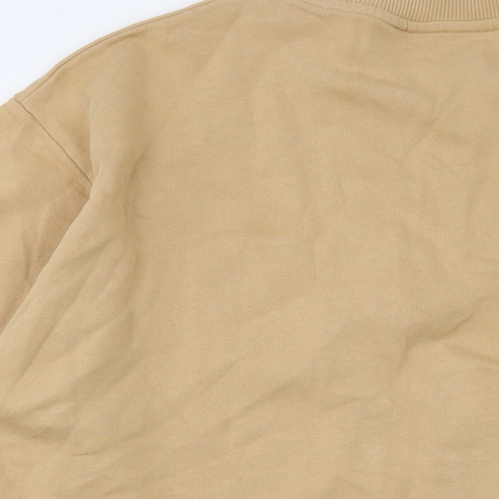 Mens UK Size M ASOS Beige Pullover Sweatshirt