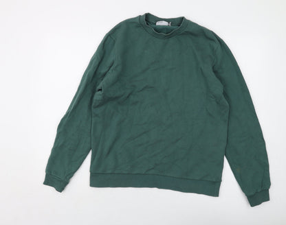 Mens UK Size M ASOS Green Pullover Sweatshirt
