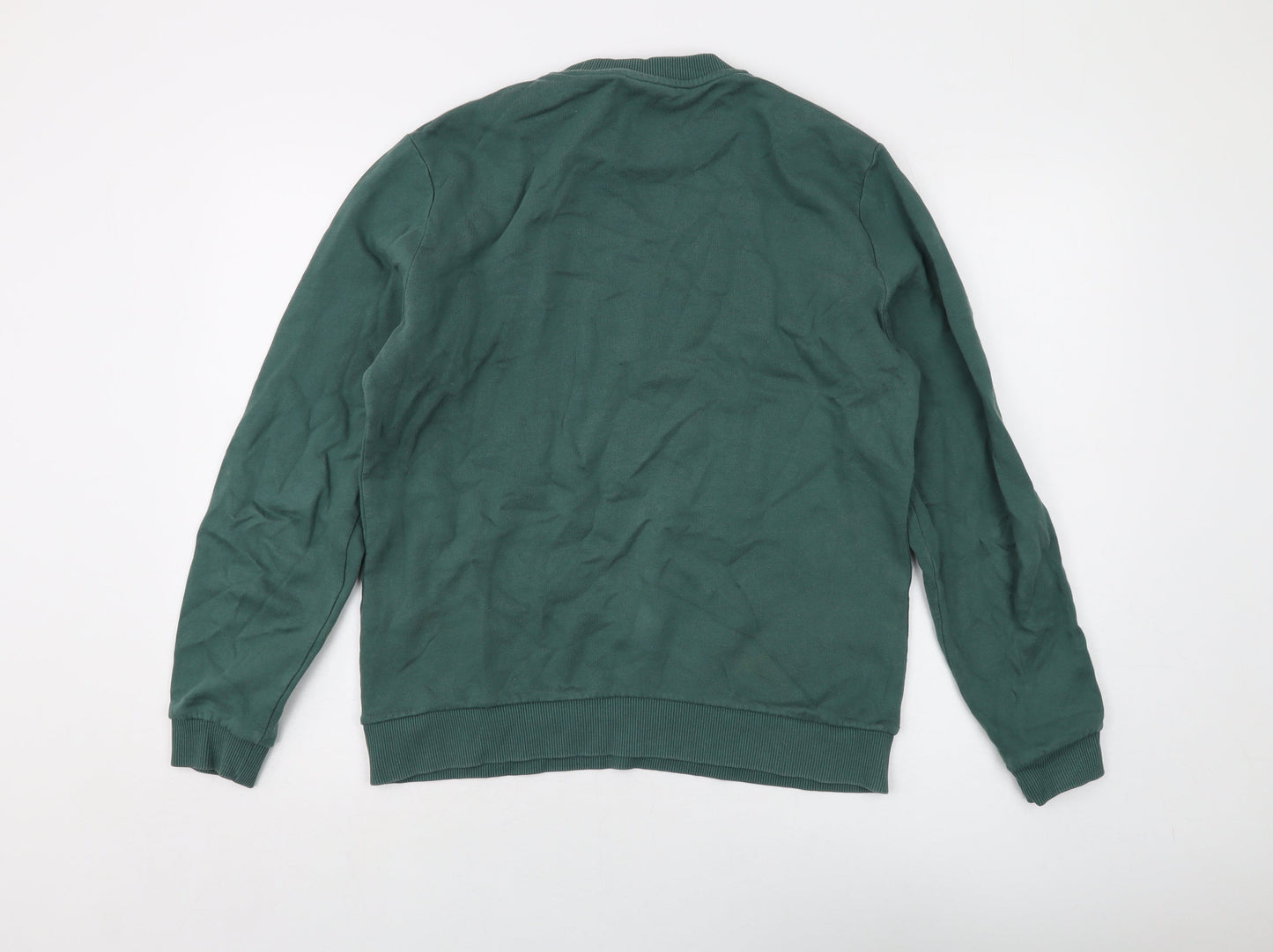 Mens UK Size M ASOS Green Pullover Sweatshirt