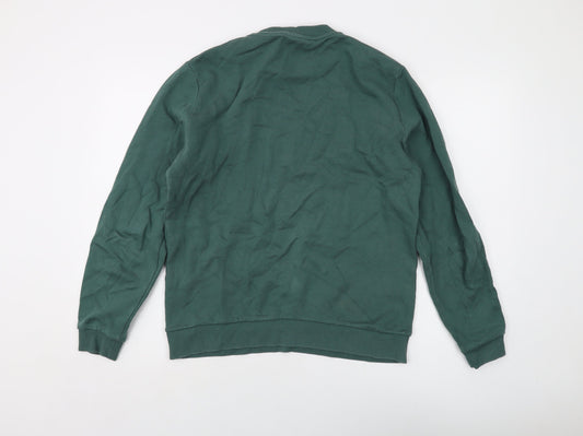Mens UK Size M ASOS Green Pullover Sweatshirt