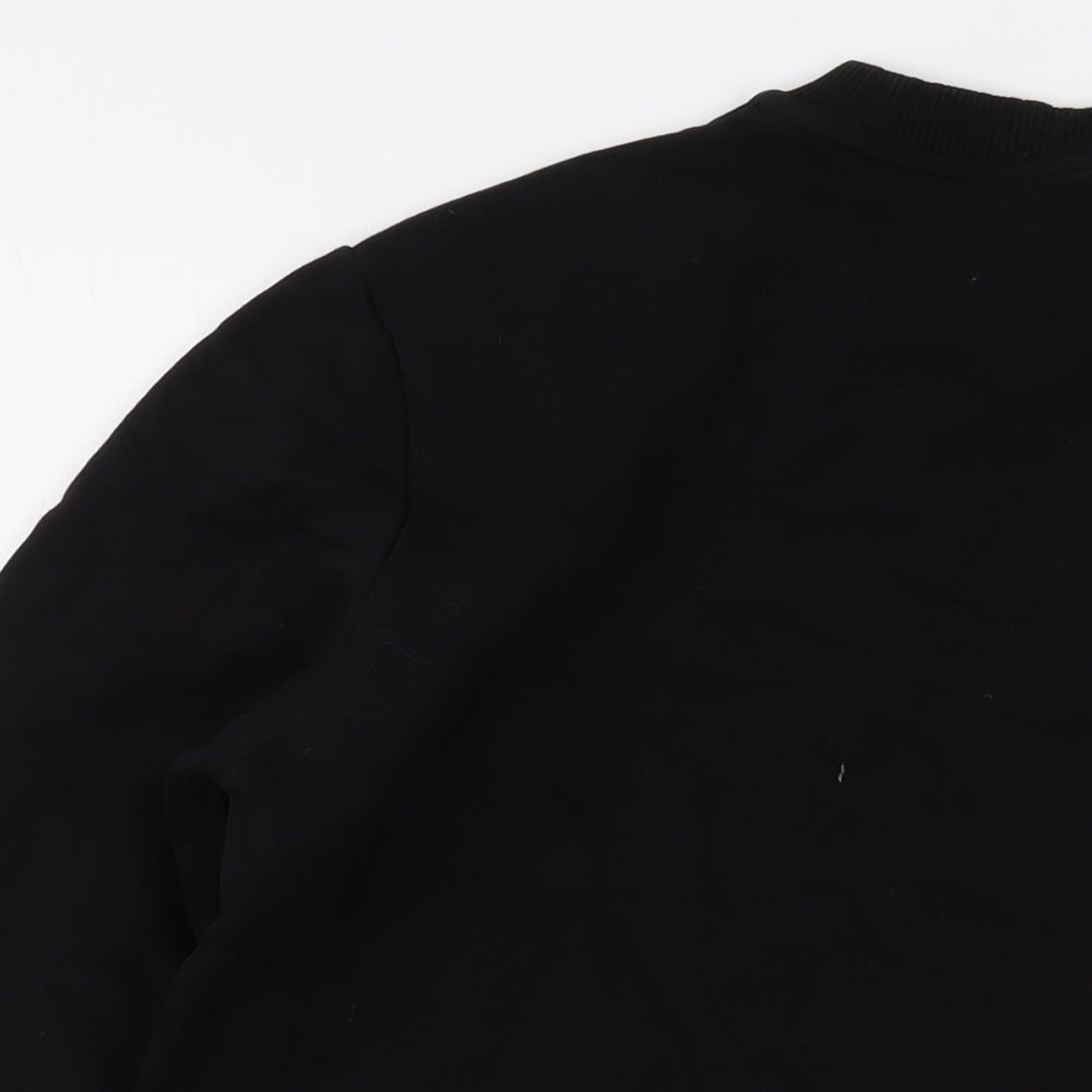 Mens UK Size M ASOS Black Pullover Sweatshirt