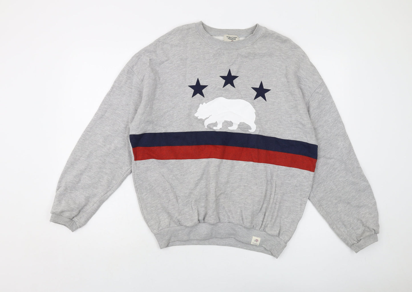 Womens UK Size S Pull&Bear Green Pullover Sweatshirt