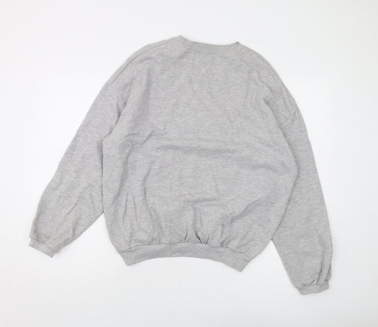 Womens UK Size S Pull&Bear Green Pullover Sweatshirt