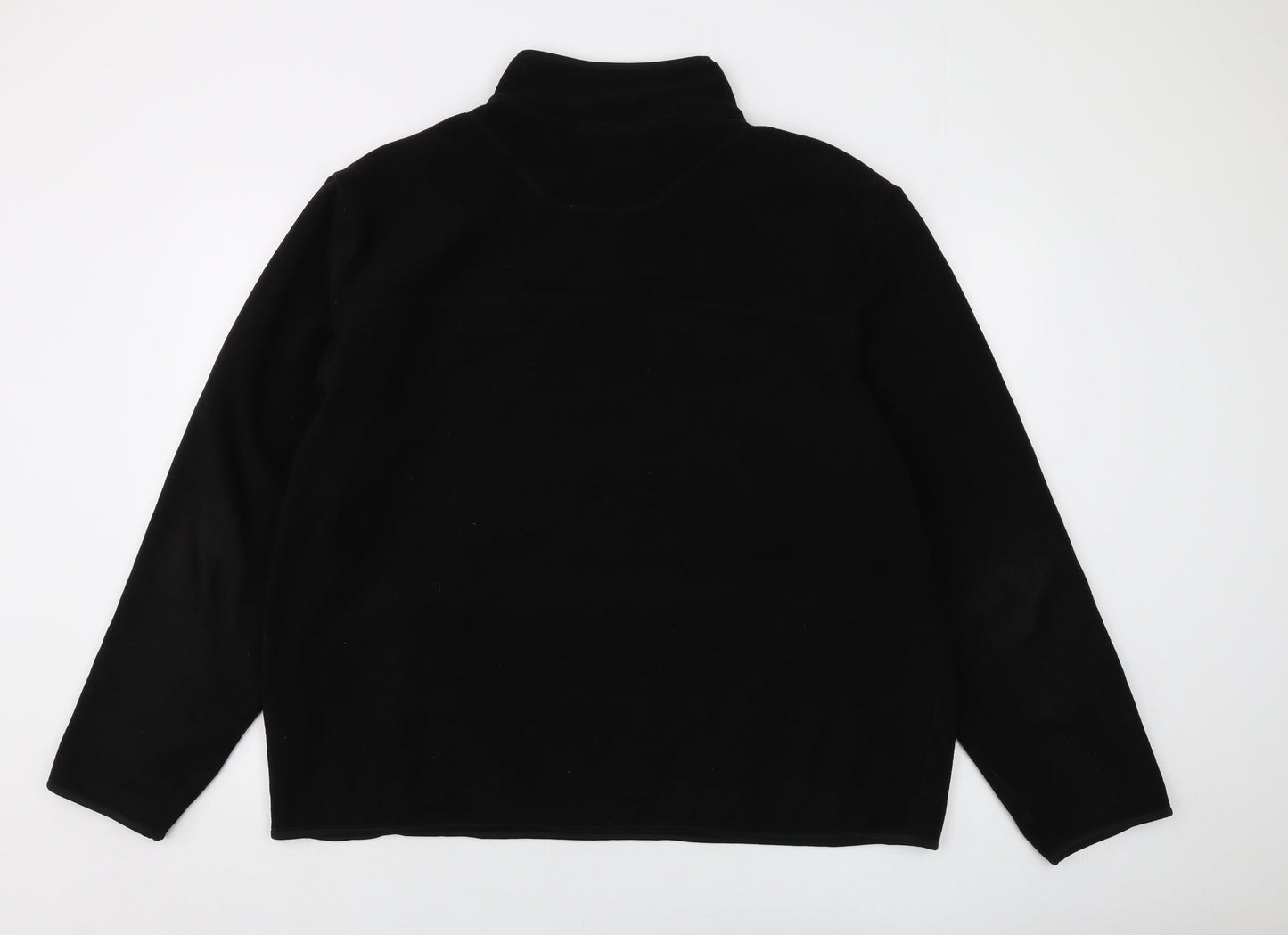 Mens UK Size 2XL Marks and Spencer Black Pullover Sweatshirt
