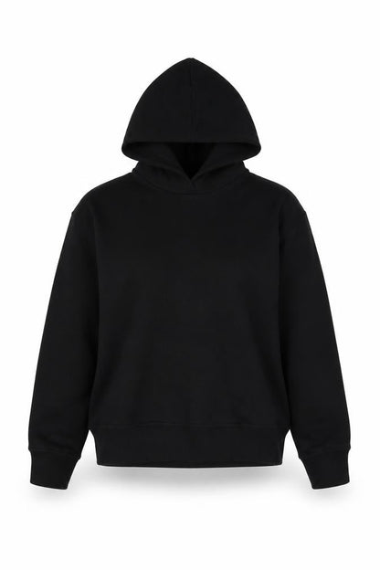 Zara Womens Black Cotton Pullover Sweatshirt Size S Pullover