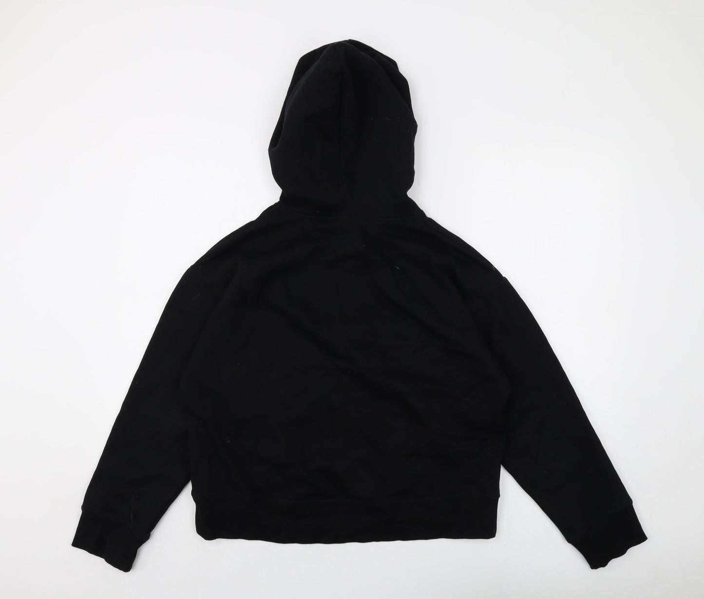 Zara Womens Black Cotton Pullover Sweatshirt Size S Pullover