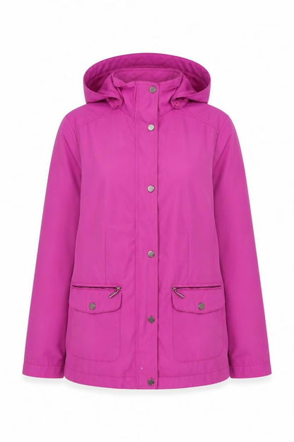 Marks & Spencer Womens Purple Jacket Size 12 Zip