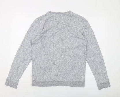 H&M Girls Grey Cotton Pullover Sweatshirt Size 14 Years Pullover