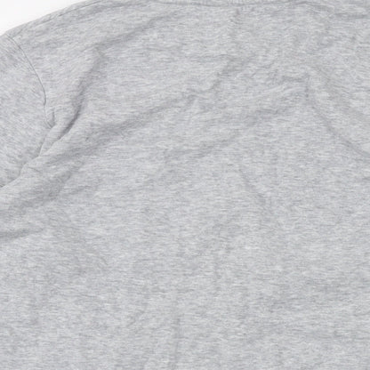 H&M Girls Grey Cotton Pullover Sweatshirt Size 14 Years Pullover