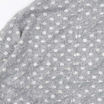 Womens UK Size 10 Dorothy Perkins Grey Pullover Jumper