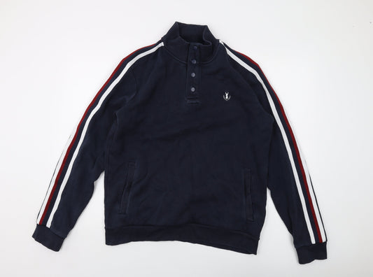 Mens UK Size L NEXT Blue Pullover Sweatshirt