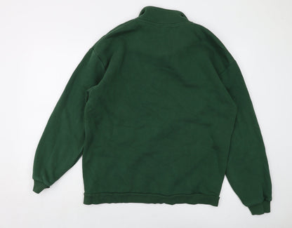 Mens UK Size M PRETTYLITTLETHING Green Pullover Sweatshirt