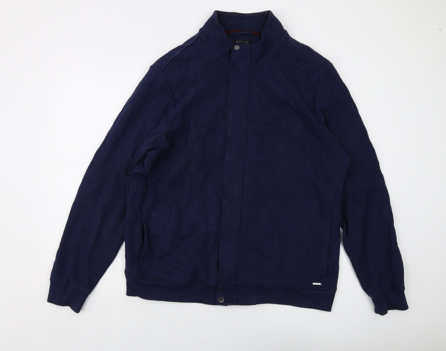 Autograph Mens Blue Jacket Size XL Zip