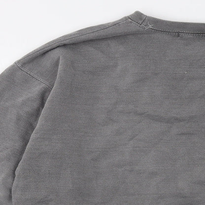 Mens UK Size S Boohoo Grey Pullover Sweatshirt