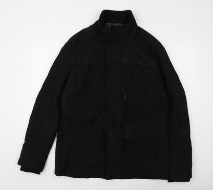 Mens UK Size M Marks and Spencer Black Jacket
