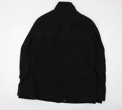 Mens UK Size M Marks and Spencer Black Jacket
