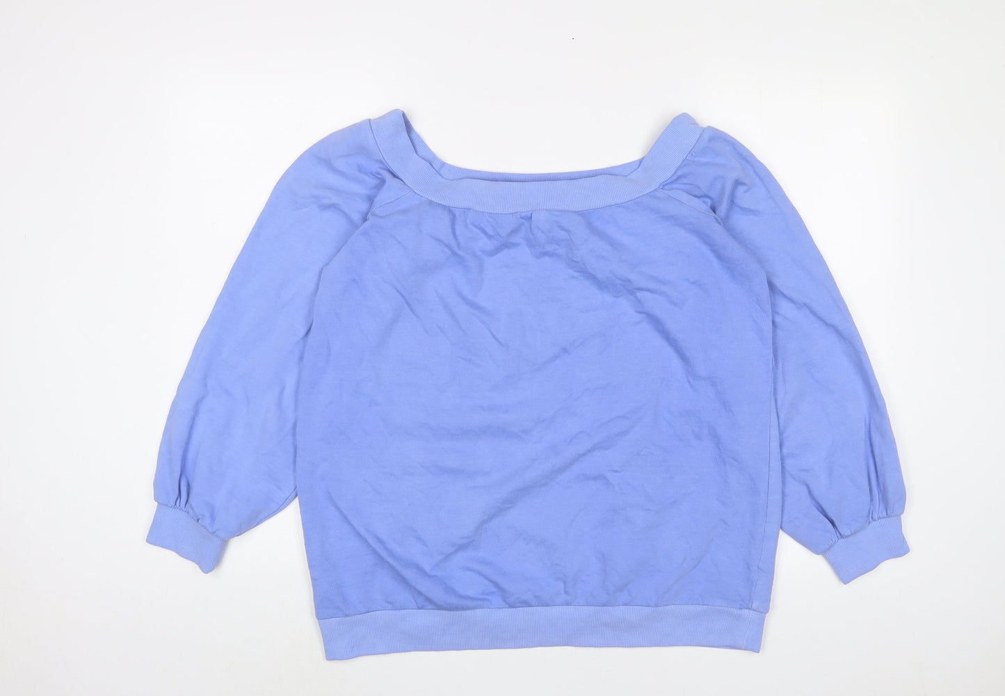 Womens UK Size L NEXT Blue Pullover Sweatshirt