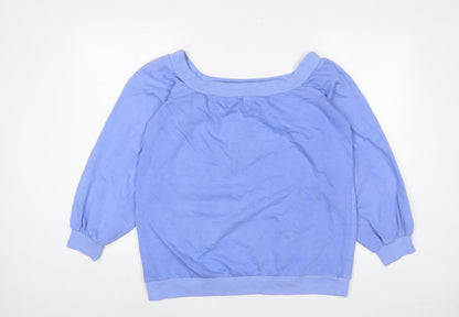 Womens UK Size L NEXT Blue Pullover Sweatshirt