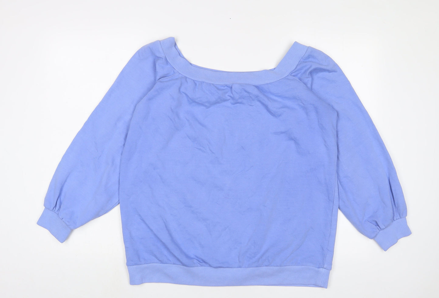 Womens UK Size L NEXT Blue Pullover Sweatshirt