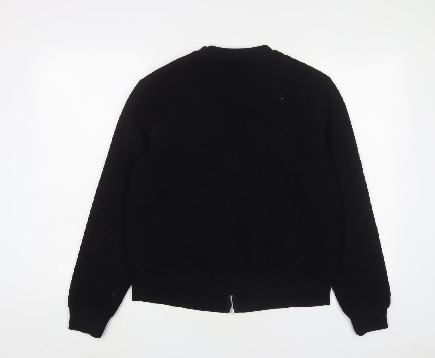 Marks and Spencer Womens Black Jacket Size 14 Zip