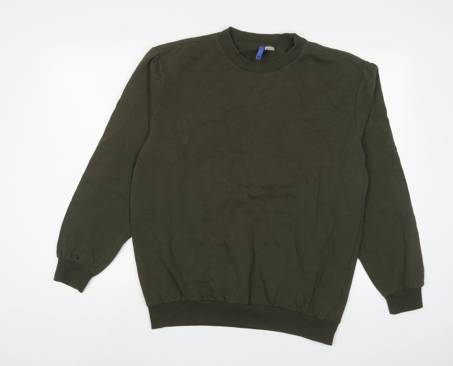 Mens UK Size M Marks and Spencer Green Pullover Sweatshirt