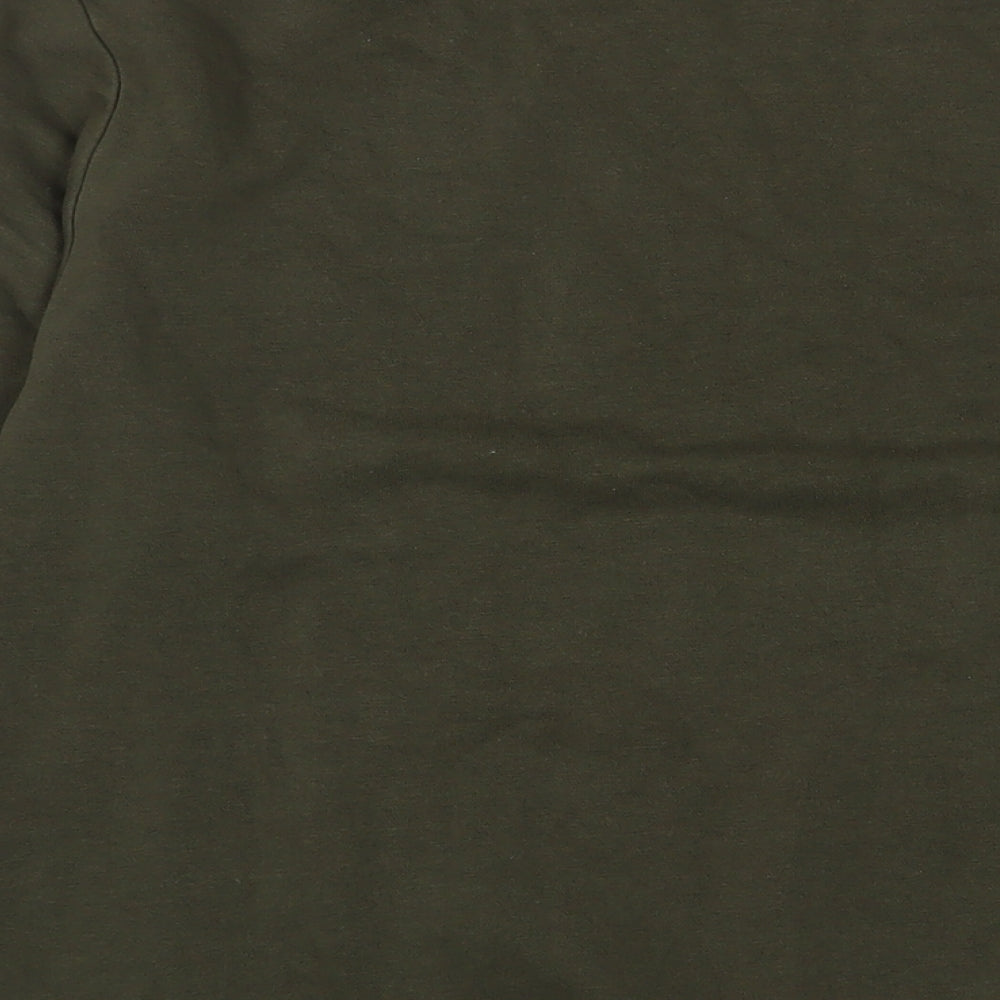 Mens UK Size M Marks and Spencer Green Pullover Sweatshirt