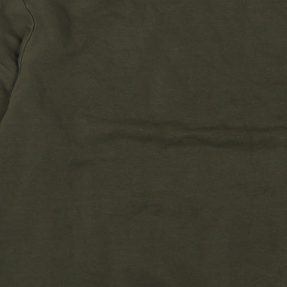 Mens UK Size M Marks and Spencer Green Pullover Sweatshirt