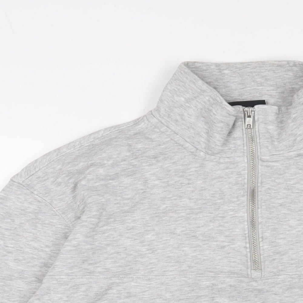 Mens UK Size M H&M Grey Pullover Sweatshirt