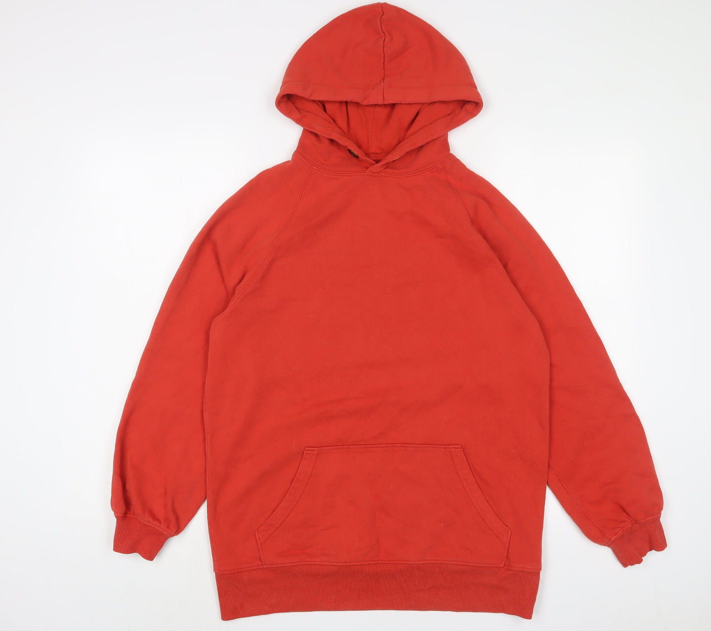 Womens UK Size XS NEXT Orange Pullover Hoodie