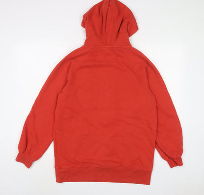 Womens UK Size XS NEXT Orange Pullover Hoodie