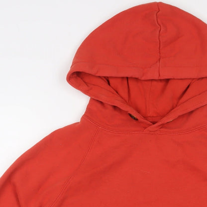 Womens UK Size XS NEXT Orange Pullover Hoodie