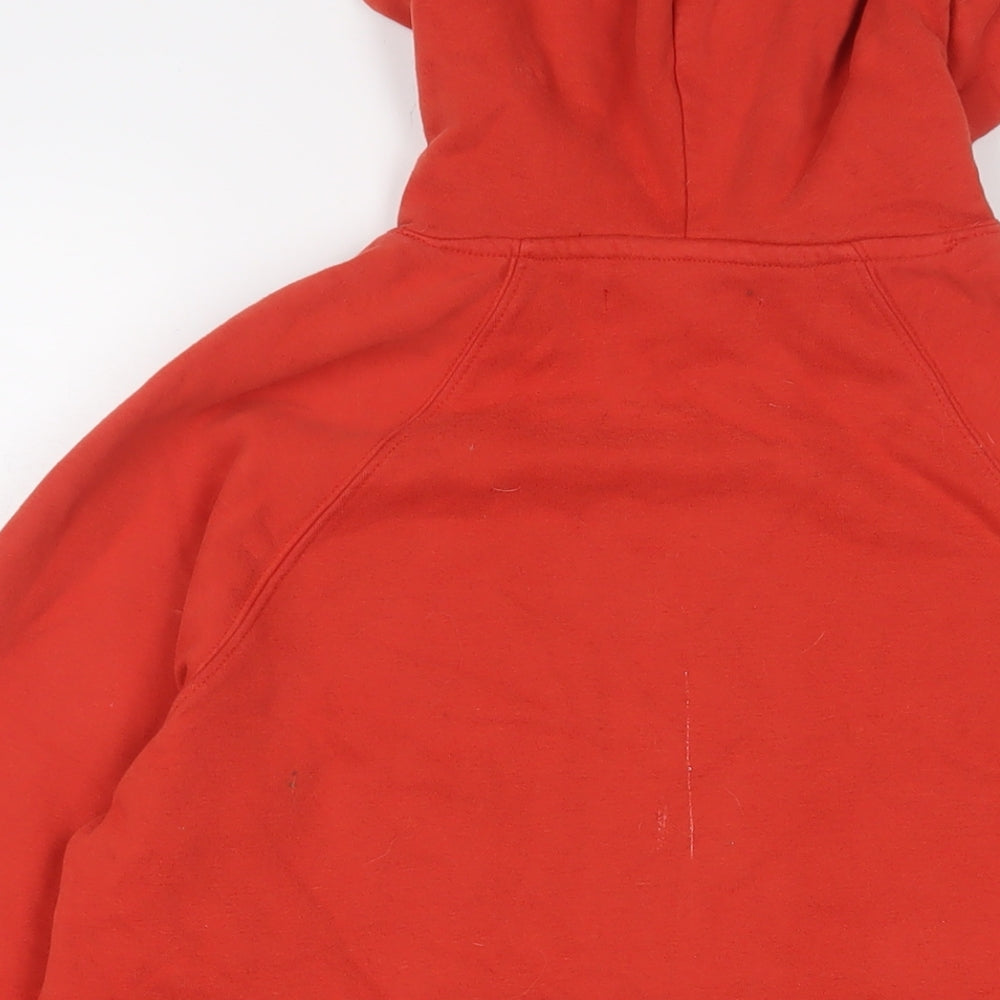 Womens UK Size XS NEXT Orange Pullover Hoodie