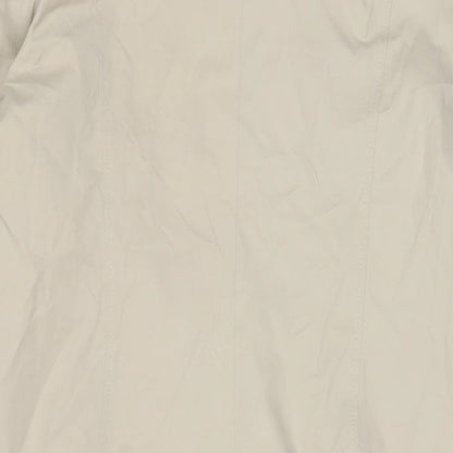 Womens UK Size 12 Debenhams Beige Overcoat