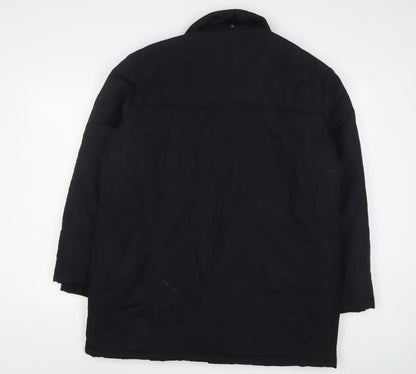 Mens UK Size S JBC Collection Black Quilted Coat