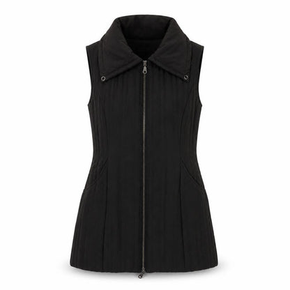 WANKO Womens Black Gilet Jacket Size 6 Zip