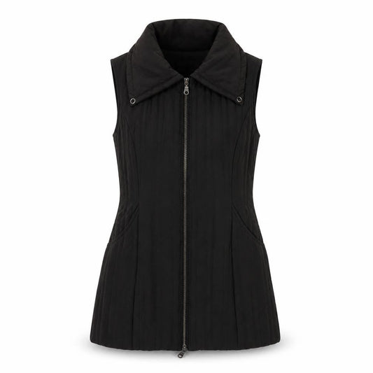 WANKO Womens Black Gilet Jacket Size 6 Zip