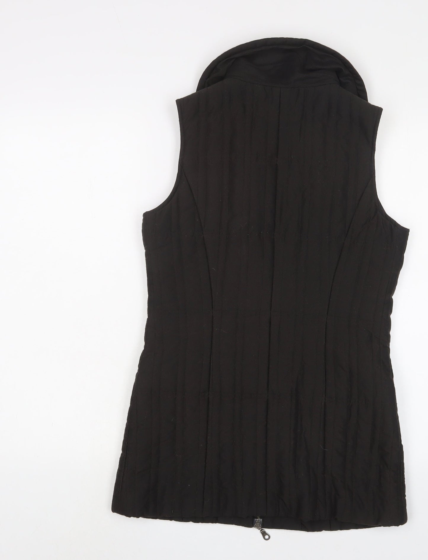 WANKO Womens Black Gilet Jacket Size 6 Zip