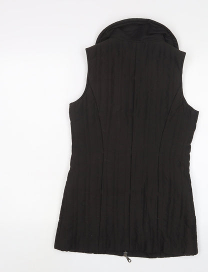 WANKO Womens Black Gilet Jacket Size 6 Zip