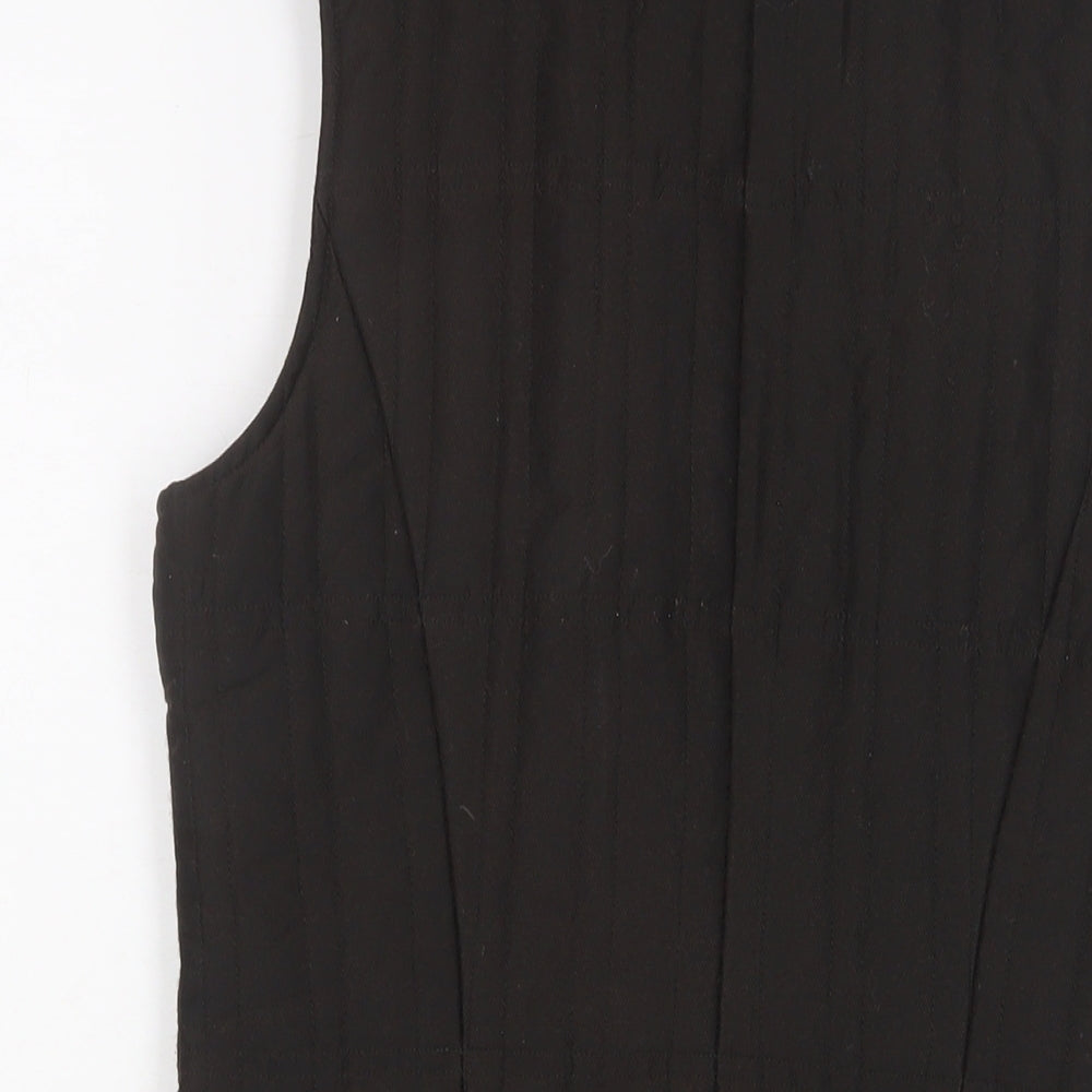 WANKO Womens Black Gilet Jacket Size 6 Zip