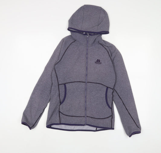 Mountain Equipment Womens Purple Jacket Size 10 Zip