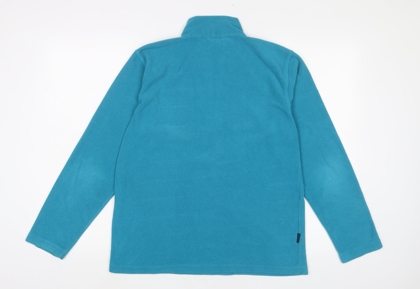Granite Womens Blue Polyester Pullover Sweatshirt Size XL Zip - Logo, Embroidered